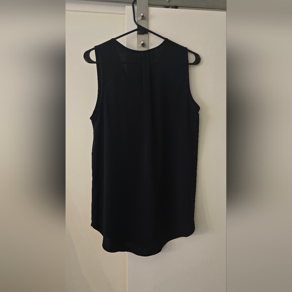 Women's Black Polyester Tank - Picture 2 of 2